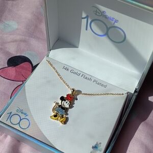 Disney 100th Anniversary 💯 Celebration 🎉 Limited Edition Minnie Mouse Necklace